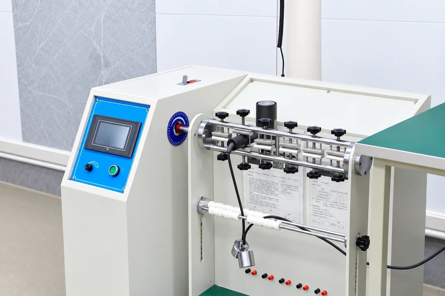 Component performance test equipment in the R&D lab