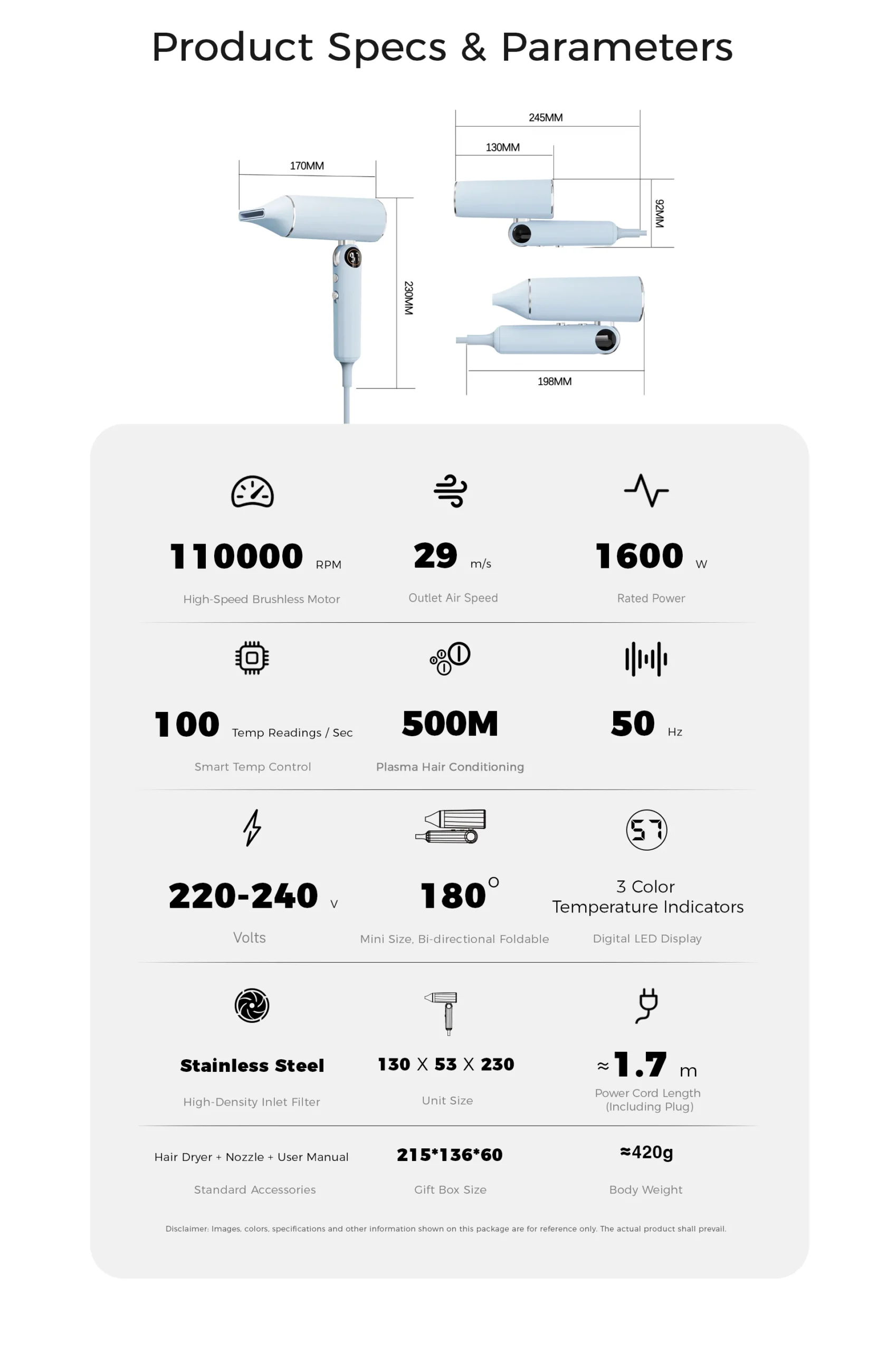 K-4070 product specifications and dimensions