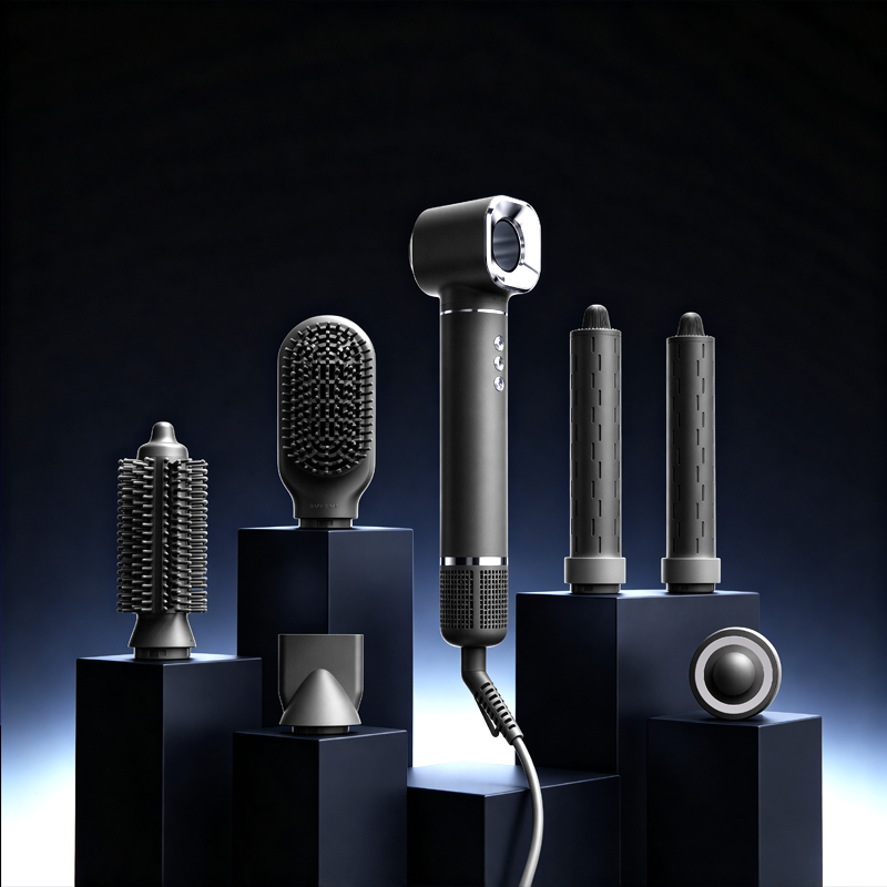 K-4076 grey multi-styler and styling accessories